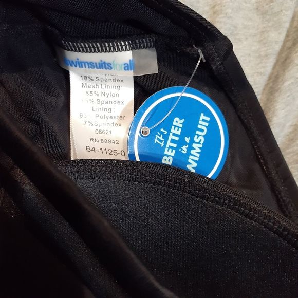 Swimsuits For All Crochet High Neck Tankini Swim Top NWT - Picture 5 of 9